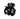 Small Hair Clip - Glossy Black